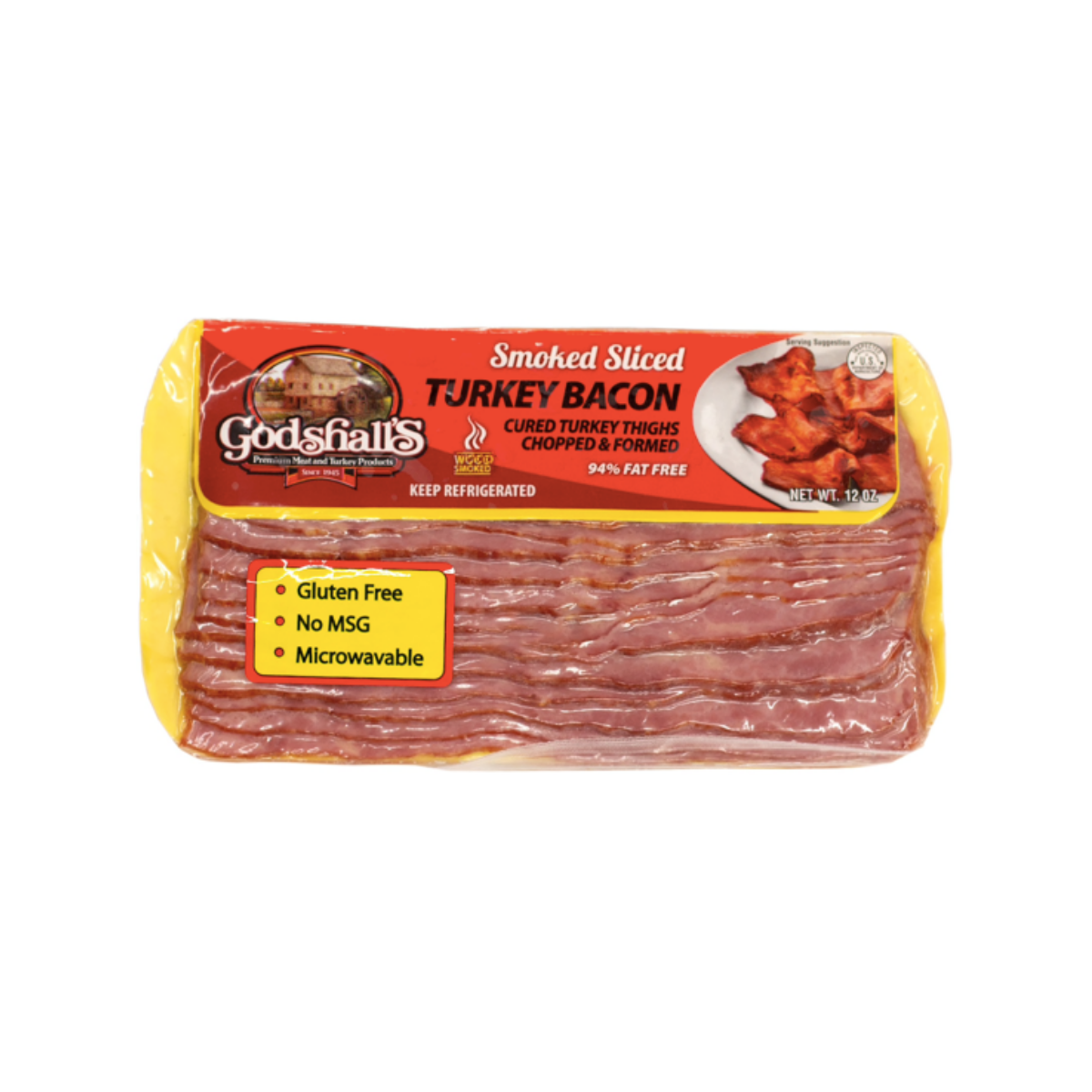 Telman Godshall's Sliced Turkey Bacon